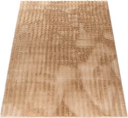 Paco Home Hochflor-Teppich »Arnheim 743«, rechteckig, Uni Farben, Wellen Muster, besonders weich, Hoch-Tief Effekt