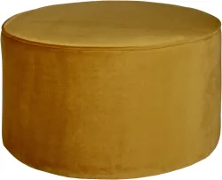 mutoni - Hocker Sara niedrig Velvet ocker, One Size