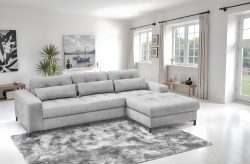exxpo - sofa fashion Ecksofa »Bonito, mit Rücken- und Sitztiefenverstellung, inkl. Bett & Bettkasten«, Sitztiefenverstellung,Höhenverstellung