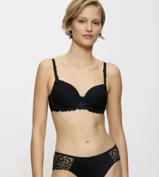 Triumph - Bügel-BH, wattiert, für Damen, Black, Größe 80D