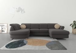 sit&more Wohnlandschaft, wahlweise mit Bettfunktion, Bettkasten und Kopf- und Armteilverstellung
