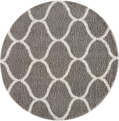 Sanat Hochflor-Teppich »Madrid«, rund, 30 mm Höhe, Wohnzimmer, Langflor, Shaggy Teppich