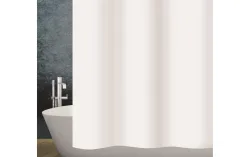 Diaqua - Duschvorhang Textil Basic - weiss, 180x200 cm