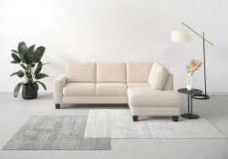 Home affaire Ecksofa »Summer«, mit Ottomane, mit oder ohne Bettfunktion und Bettkasten, Cord-Bezug