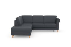 sit&more Ecksofa »Visby V«, Wahlweise mit Bettfunktion und Stauraum, frei im Raum stellbar, mit Federkern, auch erhältlich in dem besonders leicht mit Wasser zu reinigendem 