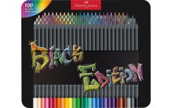 Faber-Castell Buntstifte Black Edition 100er Metalletui
