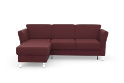 sit&more Ecksofa »Visby V«, wahlweise mit Bettfunktion und Bettkasten, frei im Raum stellbar, mit Federkern, auch erhältlich in dem besonders leicht mit Wasser zu reinigendem 