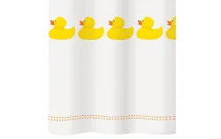 Diaqua - Duschvorhang Textil Duckie, 120X200CM, Multicolor