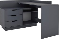 byLIVING Eckschreibtisch »Belfast«, Breite 129 cm, rechts oder links montierbar
