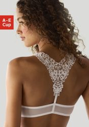 LASCANA Push-up-BH, mit hübschem Stickereimotiv im Rücken, sexy Dessous