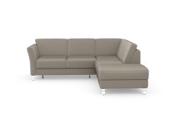 sit&more Ecksofa »Visby V«, Wahlweise mit Bettfunktion und Stauraum, frei im Raum stellbar, mit Federkern, auch erhältlich in dem besonders leicht mit Wasser zu reinigendem 