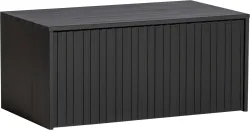 mutoni living - Truhenbank Gravure, One Size, Schwarz
