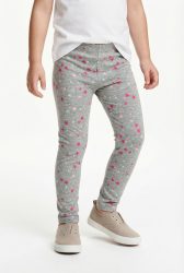 Thermoleggings STARS AOP in grey melange