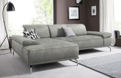 Places of Style Ecksofa »Caluna«, mit Sitztiefen- und Kopfteilverstellung