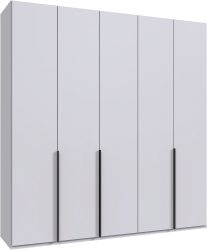 Wimex Kleiderschrank »Mugano,in 8 Breiten,3 Höhen,2 Tiefen, viele Farben, Made in Germany«, (in Basic oder Premium Ausstattung mit 2 weiteren Einlegeböden), mit langen oder kurzen Griffen aus Metall, mit oder ohne Spiegel