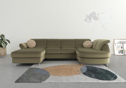 sit&more Wohnlandschaft, wahlweise mit Bettfunktion, Bettkasten und Kopf- und Armteilverstellung