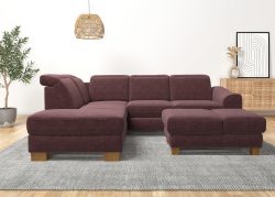 Home affaire Ecksofa »Dundee«, wahlweise mit Kopfteilverstellung und zusätzlich mit Bettfunktion