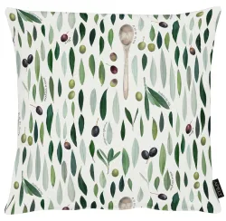 Apelt Kissenhülle Oliven Grün 50x50 cm Grün | Schubiger Möbel