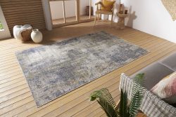 NOURISTAN Outdoorteppich »Gizeh«, rechteckig, 3 mm Höhe, In- und Outdoor, Faltbar und Waschmaschinenfest, geeignet für Fussbodenheizung, strapazierfähig, robust, pflegeleicht, ringsum gekettelt, kräftige Farben
