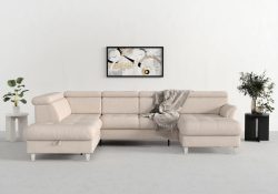 sit&more Wohnlandschaft, inklusive Kopfteilverstellung, wahlweise mit Bettfunktion und Bettkasten