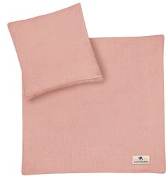 JULIUS ZÖLLNER Bettwäsche Terra dusty rose 80 x 80 cm