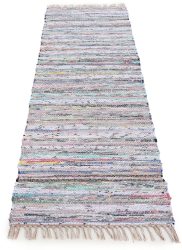 carpetfine Läufer »Kelim Chindi«, rechteckig, 6 mm Höhe, Flachgewebe Wendeteppich mit Fransen, Wohnzimmer