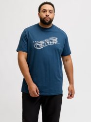 Jack & Jones PlusSize Kurzarmshirt »JCOFUSION BIG BRANDING TEE SS CREW PLS«