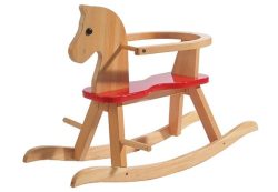 roba Schaukelpferd Holz, farbig lackiert