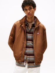 Tommy Jeans Blouson »TJM ESSENTIAL PADDED JACKET EXT«, Freizeitjacke, Übergangsjacke glänzend, Stretchbündchen, Stehkragen