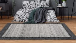 Kayoom Teppich »Phoenix 310«, rechteckig, Dezenter Jacquard-Teppich, Flachflor, Aus pflegeleichten Materialien