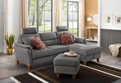 Home affaire Ecksofa »Palmera«, Federkern, wahlweise mit Bettfunktion und mit/ohne Bettkasten