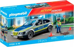 Playmobil® Spielbausteine »Action Heroes Polizei Streifenwagen 71729«, (24 St.)