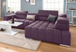 exxpo - sofa fashion Ecksofa, mit Kopf- bzw. Rückenverstellung, wahlweise mit Bettfunktion