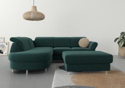 sit&more Ecksofa, wahlweise mit Bettfunktion, Bettkasten und Kopf- und Armteilverstellung