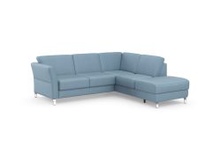 sit&more Ecksofa »Visby V«, Wahlweise mit Bettfunktion und Stauraum, frei im Raum stellbar, mit Federkern, auch erhältlich in dem besonders leicht mit Wasser zu reinigendem 