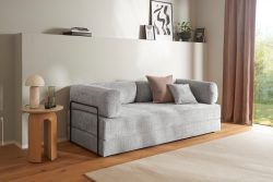 Jockenhöfer Gruppe Schlafsofa »Folda, Dauerschläfer, Breite 206 cm, Liegefläche 181x198 cm« mit Bett-/Schlaffunktion, inkl. 1x Zierkissen, Tonnentaschenfederkern