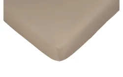Nobilium Fixleintuch Nela beige 140 x 200cm - Material: 95% Baumwolle 5% Elasthan - Fixleintuch