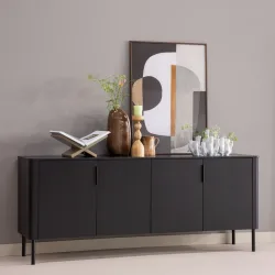 Design Sideboard „Gunaro“ aus nachhaltigem Massivholz De Eekhoorn