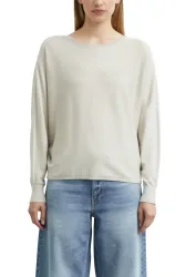 Comma Strickpullover Rundhals / mit Viskose