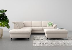sit&more Ecksofa, wahlweise mit Kopfteilverstellung, Bettfunktion und Stauraum