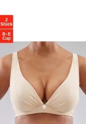 petite fleur by Lascana Bügel-BH Packung, für ein tiefes Dekolleté