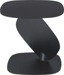 Spinder Design Beistelltisch Hesta Schwarz Metall 44 cm - Material: Stahl - Beistelltisch