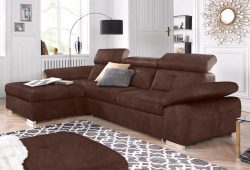 exxpo - sofa fashion, exxpo - sofa fashion Ecksofa, wahlweise mit Bettfunktion und Bettkasten