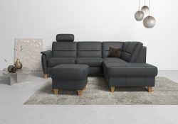 Home affaire Ecksofa »Palmera«, Federkern, wahlweise mit Bettfunktion und mit/ohne Stauraum