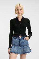 HUGO Blue Strickjacke »Sestry«, mit 2-Wege-Reissverschluss, tailliert