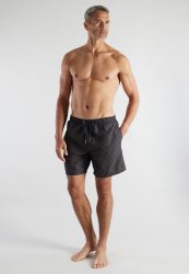 bugatti Badeshorts mit Print, mit Kordelzug, bequem