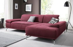 Places of Style Ecksofa »Caluna«, mit Sitztiefen- und Kopfteilverstellung