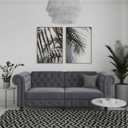 Dorel Home 3-Sitzer »Felix«, mit Bett-Funktion, Rückenlehne 3-fach verstellbar, Sitzhöhe 46 cm