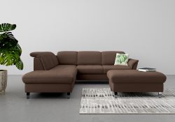 sit&more Ecksofa, wahlweise mit Kopfteilverstellung, Bettfunktion und Stauraum
