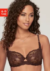 Lascana - Bh, für Damen, Schokolade, Größe 75B